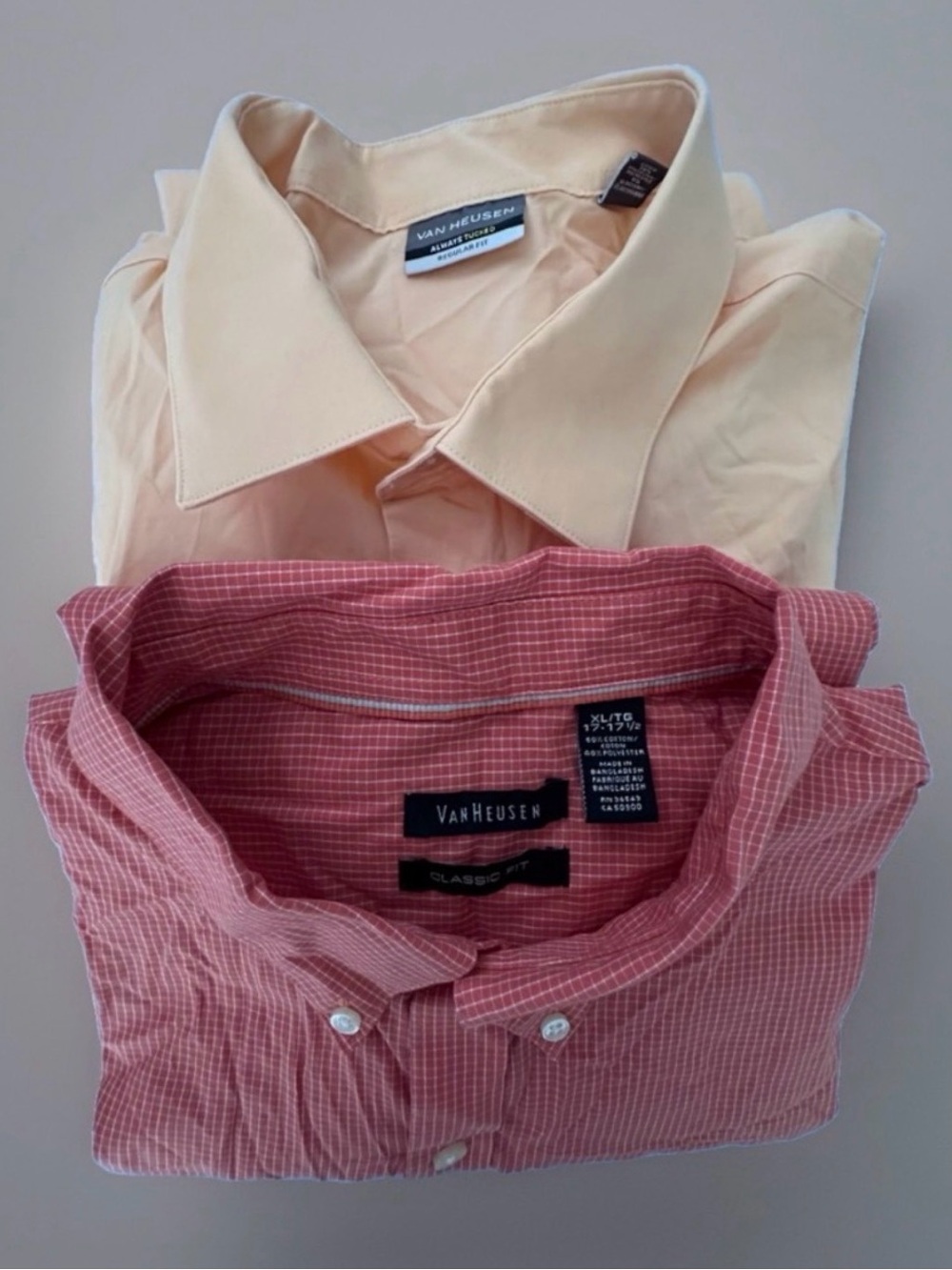VAN HEUSEN Men’s XL Button-Down Shirt Bundle